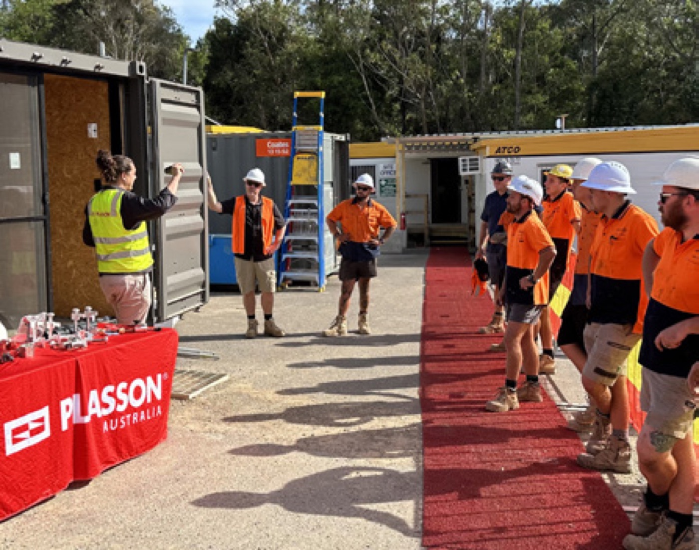 Plasson on-site service and support
